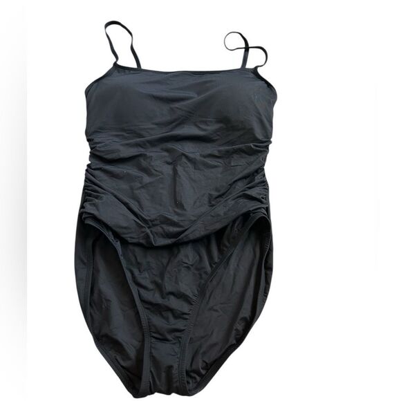 La Blanca Island Goddess Lingerie One Piece - Black, Size 8, NWT - Picture 2 of 10